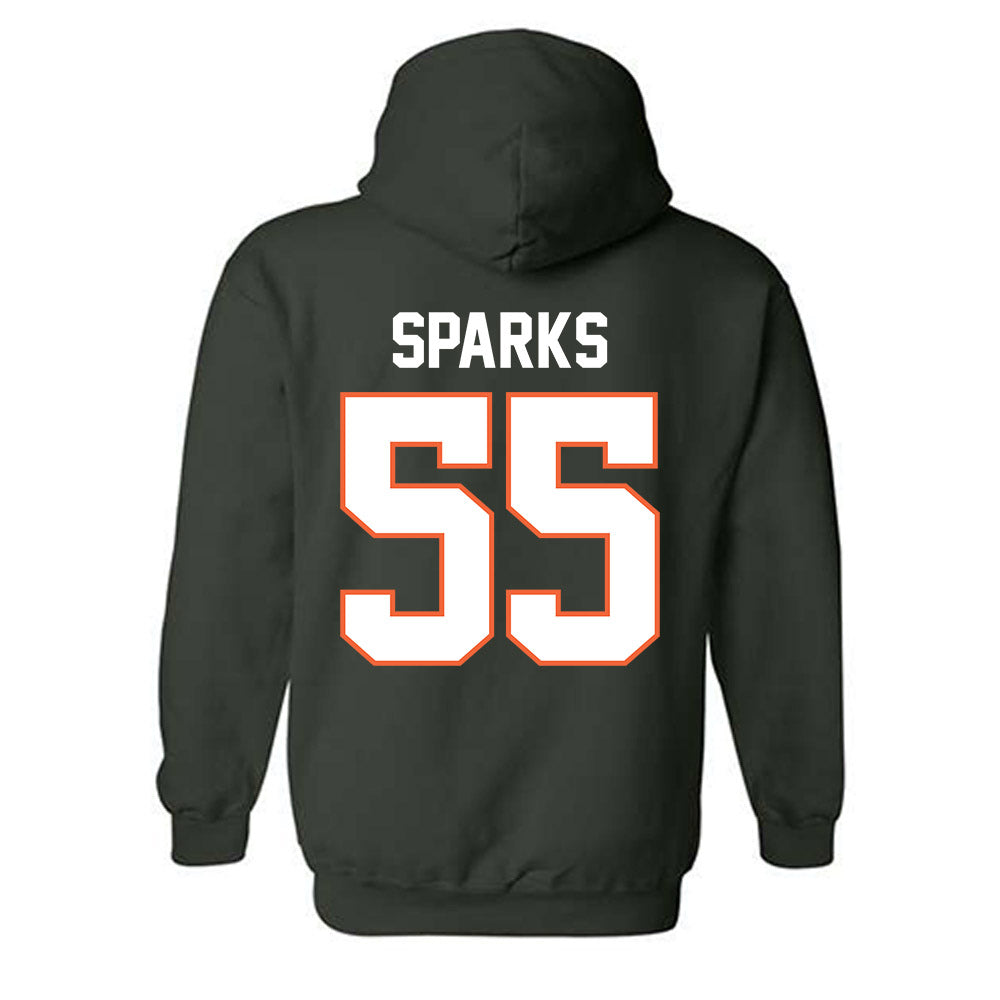 Miami - NCAA Football : JJ Sparks - Classic Shersey Hooded Sweatshirt-1