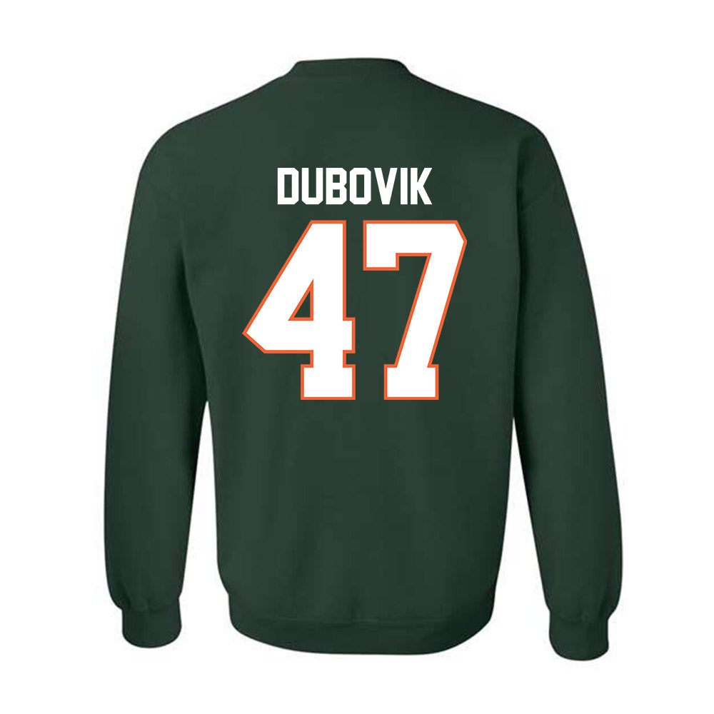Miami - NCAA Baseball : Dylan Dubovik - Classic Shersey Crewneck Sweatshirt-1