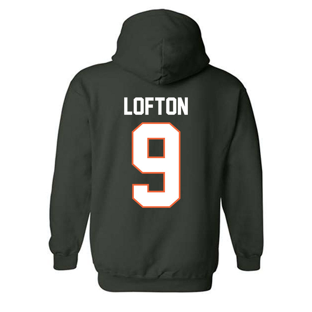 Miami - NCAA Football : Elija Lofton - Classic Shersey Hooded Sweatshirt-1