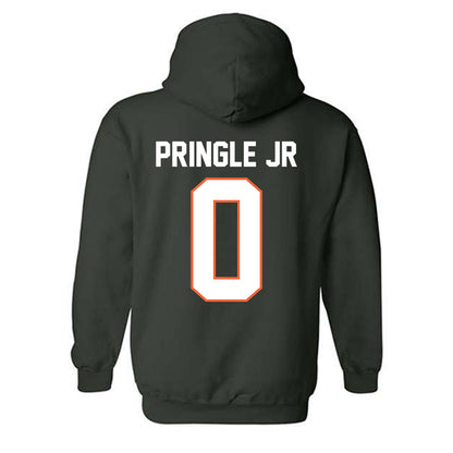 Miami - NCAA Football : Girard Pringle Jr - Classic Shersey Hooded Sweatshirt-1
