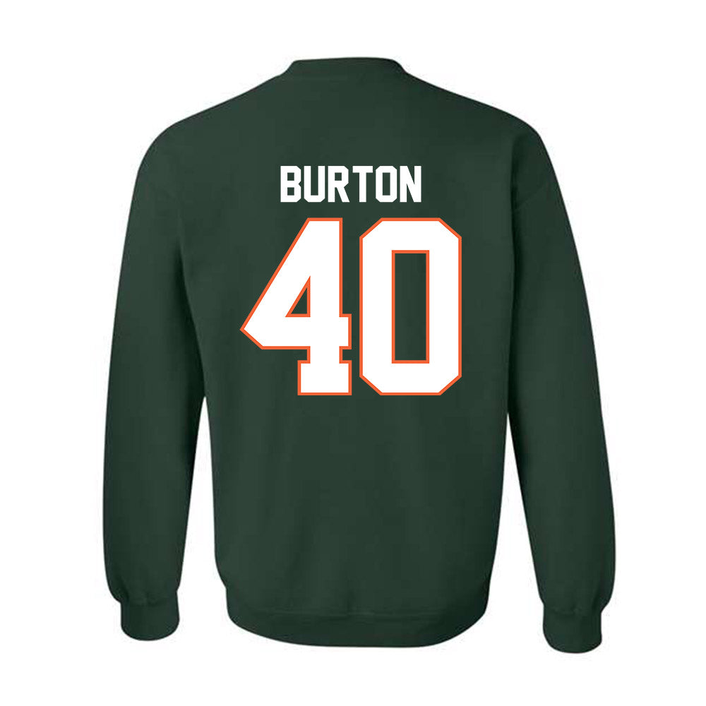 Miami - NCAA Football : Brennan Burton - Classic Shersey Crewneck Sweatshirt-1