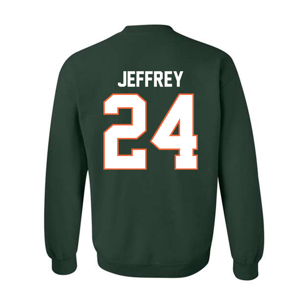 Miami - NCAA Baseball : Donavan Jeffrey - Classic Shersey Crewneck Sweatshirt-1