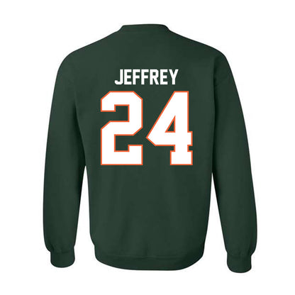 Miami - NCAA Baseball : Donavan Jeffrey - Classic Shersey Crewneck Sweatshirt-1