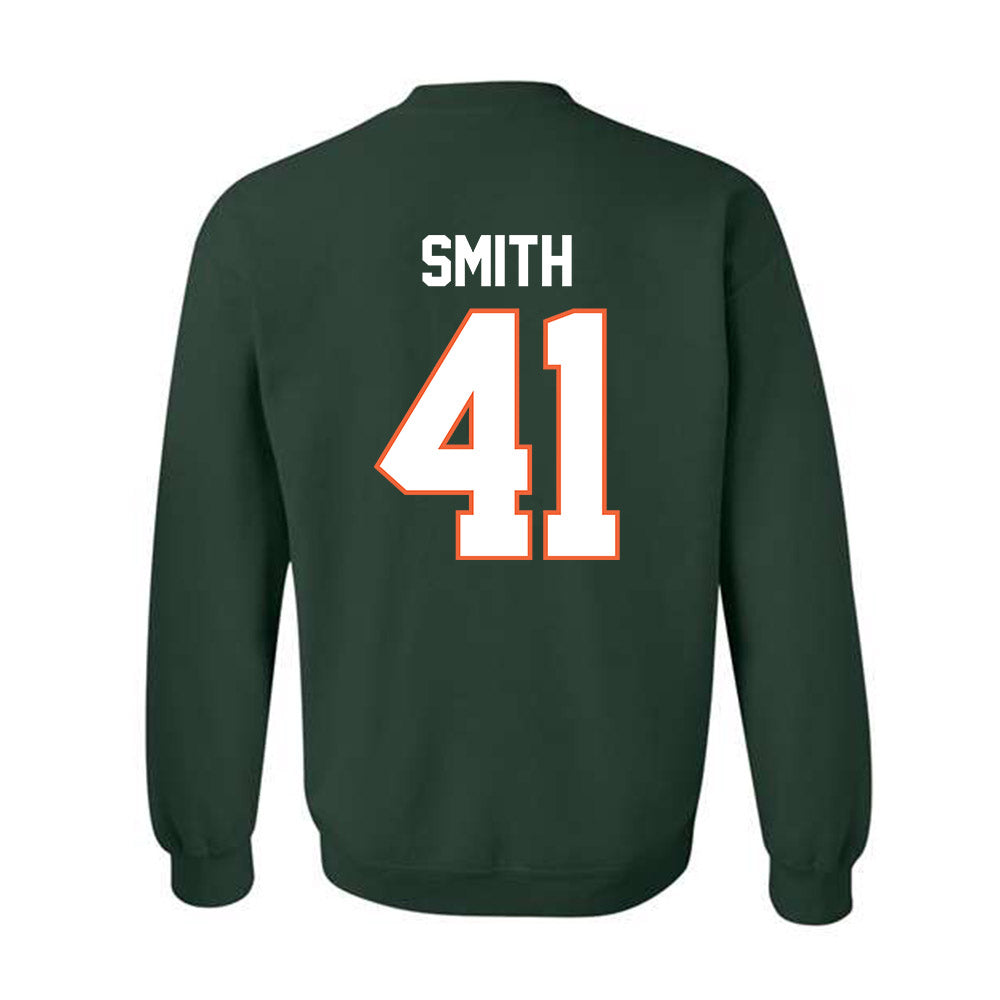 Miami - NCAA Football : Chase Smith - Classic Shersey Crewneck Sweatshirt-1