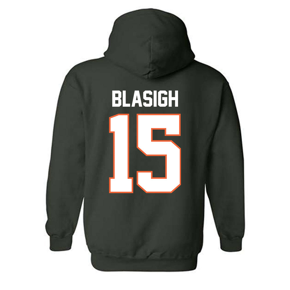 Miami - NCAA Women's Basketball : Vittoria Blasigh - Classic Shersey Hooded Sweatshirt-1