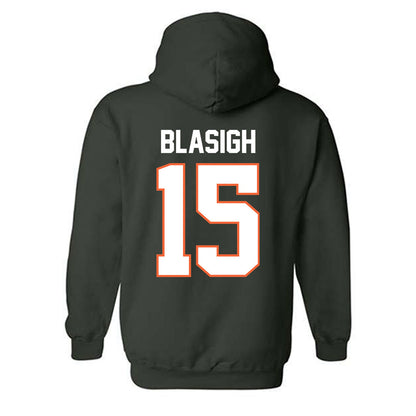 Miami - NCAA Women's Basketball : Vittoria Blasigh - Classic Shersey Hooded Sweatshirt-1