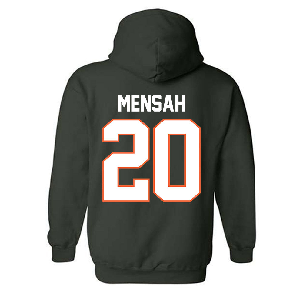 Miami - NCAA Women's Soccer : Grace Mensah - Classic Shersey Hooded Sweatshirt-1