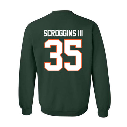 Miami - NCAA Football : Herbert Scroggins III - Classic Shersey Crewneck Sweatshirt-1