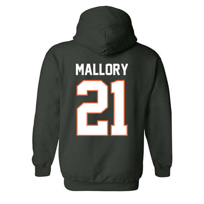 Miami - NCAA Football : Javian Mallory - Classic Shersey Hooded Sweatshirt-1