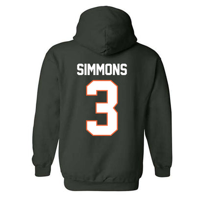 Miami - NCAA Women's Soccer : Noelle Simmons - Classic Shersey Hooded Sweatshirt-1