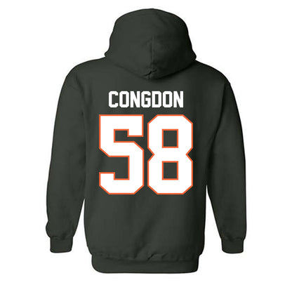 Miami - NCAA Football : Ben Congdon - Classic Shersey Hooded Sweatshirt-1