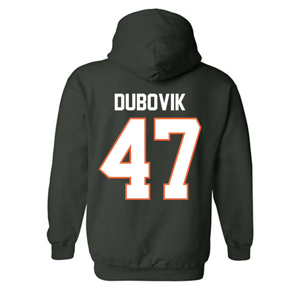 Miami - NCAA Baseball : Dylan Dubovik - Classic Shersey Hooded Sweatshirt-1