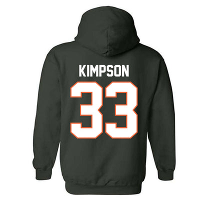 Miami - NCAA Women's Basketball : Amarachi Kimpson - Classic Shersey Hooded Sweatshirt-1