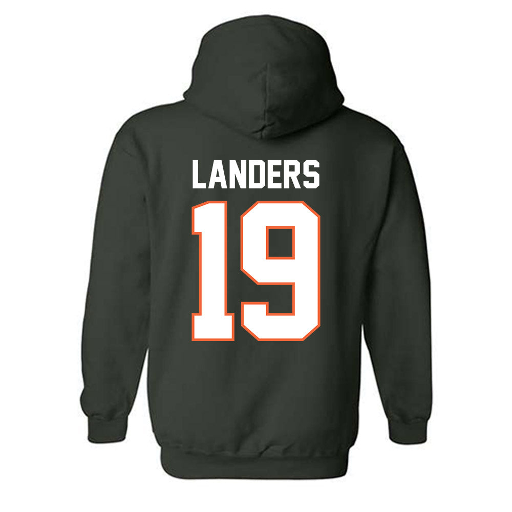 Miami - NCAA Women's Soccer : Maddie Landers - Classic Shersey Hooded Sweatshirt-1