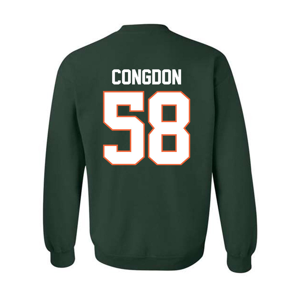 Miami - NCAA Football : Ben Congdon - Classic Shersey Crewneck Sweatshirt-1