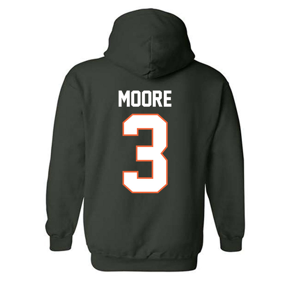 Miami - NCAA Football : Joshua Moore - Classic Shersey Hooded Sweatshirt-1