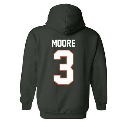 Miami - NCAA Football : Joshua Moore - Classic Shersey Hooded Sweatshirt-1