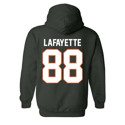 Miami - NCAA Football : DeAnthony Lafayette - Classic Shersey Hooded Sweatshirt-1