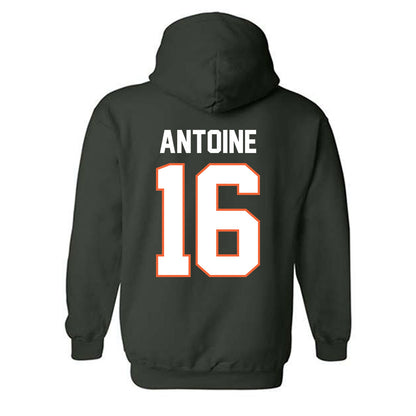 Miami - NCAA Football : Jaboree Antoine - Classic Shersey Hooded Sweatshirt-1