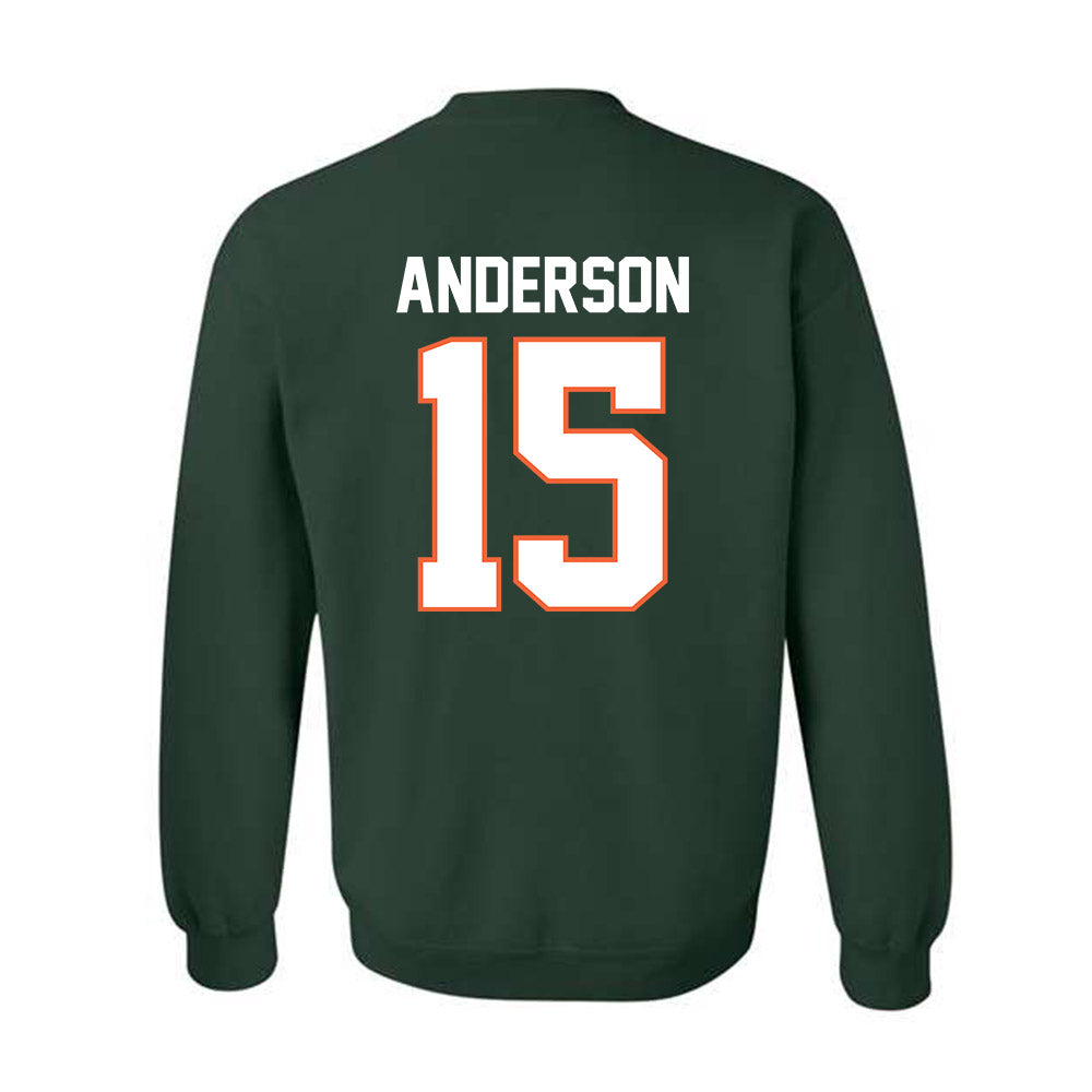 Miami - NCAA Football : Judd Anderson - Classic Shersey Crewneck Sweatshirt-1