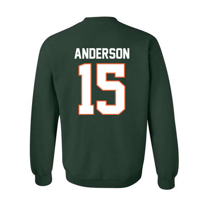 Miami - NCAA Football : Judd Anderson - Classic Shersey Crewneck Sweatshirt-1