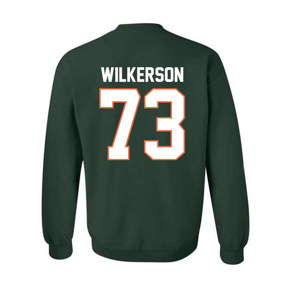 Miami - NCAA Football : Jaden Wilkerson - Classic Shersey Crewneck Sweatshirt-1