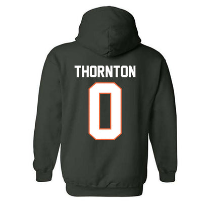 Miami - NCAA Football : Omar Thornton - Classic Shersey Hooded Sweatshirt-1