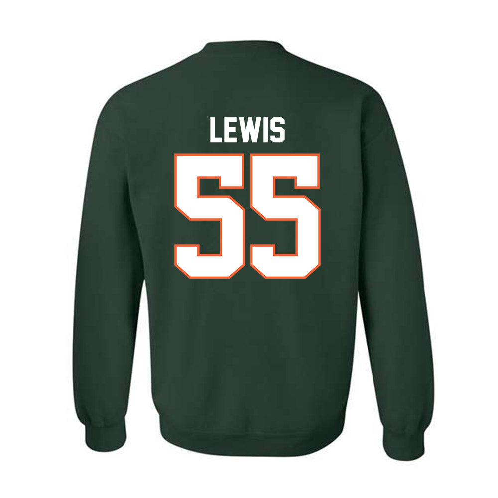 Miami - NCAA Men's Basketball : Acaden Lewis - Classic Shersey Crewneck Sweatshirt-1