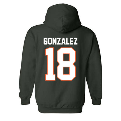 Miami - NCAA Football : Vinny Gonzalez - Classic Shersey Hooded Sweatshirt-1