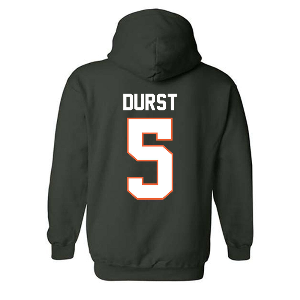 Miami - NCAA Women's Volleyball : Olivia Durst - Classic Shersey Hooded Sweatshirt-1