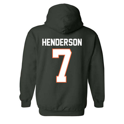 Miami - NCAA Men's Basketball : Shelton Henderson - Classic Shersey Hooded Sweatshirt-1