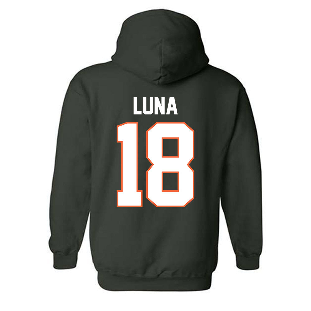 Miami - NCAA Football : Riply Luna - Classic Shersey Hooded Sweatshirt-1