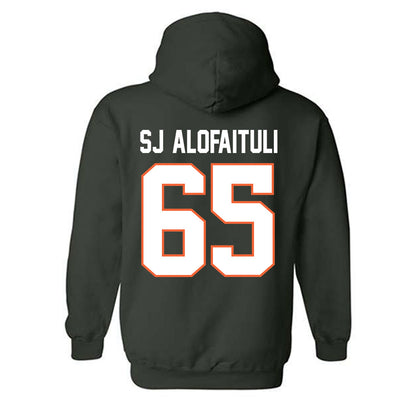 Miami - NCAA Football : Seuseu "SJ" Alofaituli - Classic Shersey Hooded Sweatshirt-1
