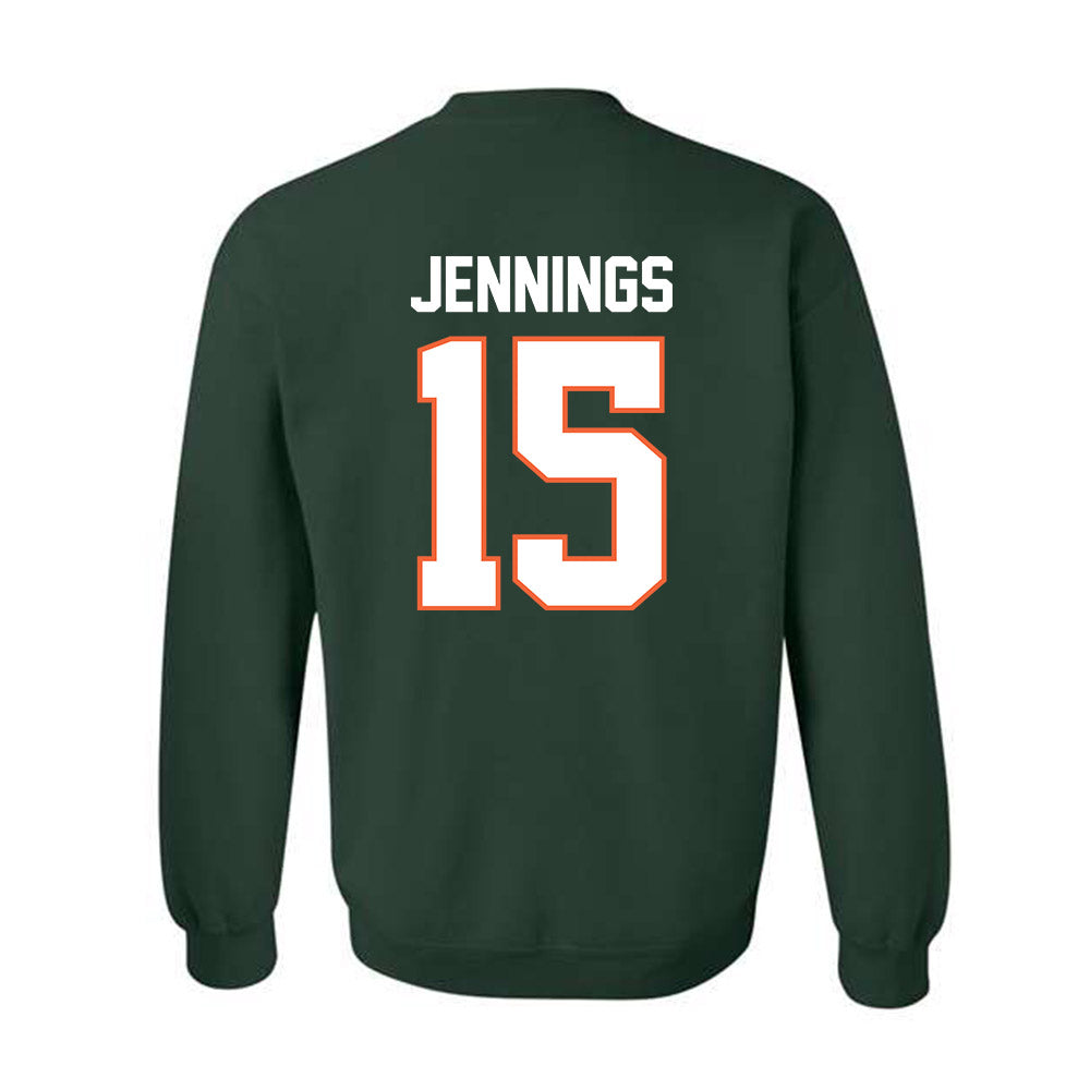 Miami - NCAA Football : Brody Jennings - Classic Shersey Crewneck Sweatshirt-1