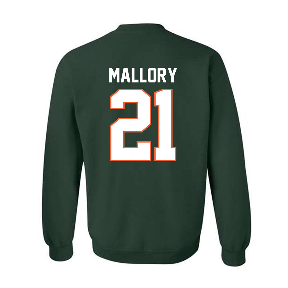 Miami - NCAA Football : Javian Mallory - Classic Shersey Crewneck Sweatshirt-1