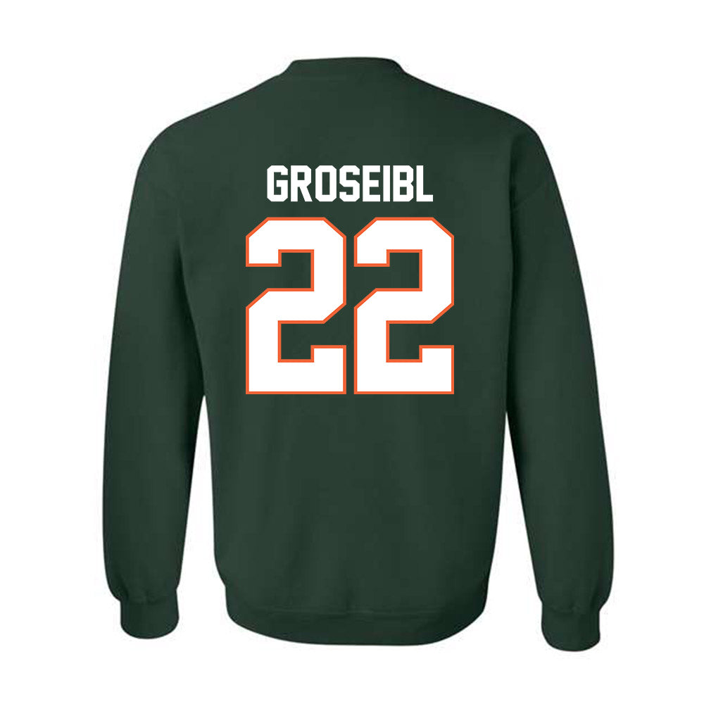 Miami - NCAA Women's Soccer : Sara Groseibl - Classic Shersey Crewneck Sweatshirt-1