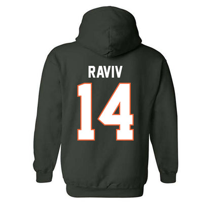 Miami - NCAA Women's Basketball : Gal Raviv - Classic Shersey Hooded Sweatshirt-1