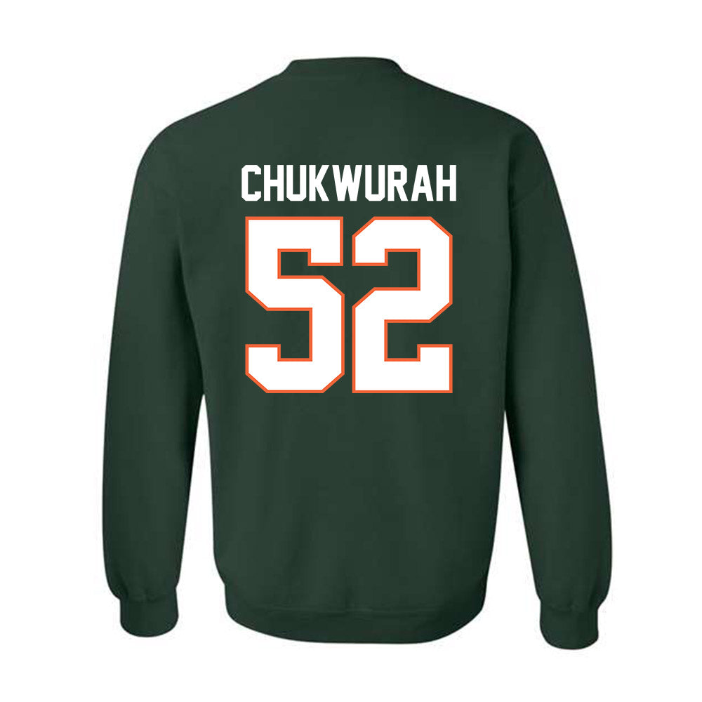Miami - NCAA Football : Isaac Chukwurah - Classic Shersey Crewneck Sweatshirt-1