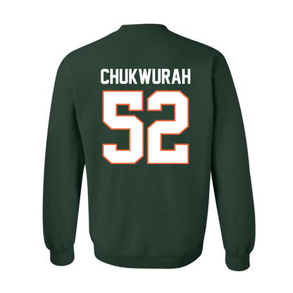 Miami - NCAA Football : Isaac Chukwurah - Classic Shersey Crewneck Sweatshirt-1