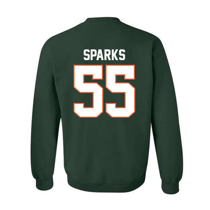 Miami - NCAA Football : JJ Sparks - Classic Shersey Crewneck Sweatshirt-1