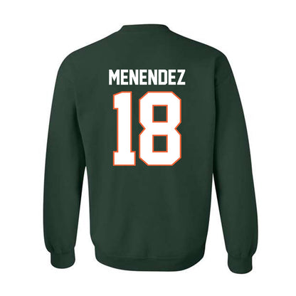 Miami - NCAA Baseball : Frank Menendez - Classic Shersey Crewneck Sweatshirt-1