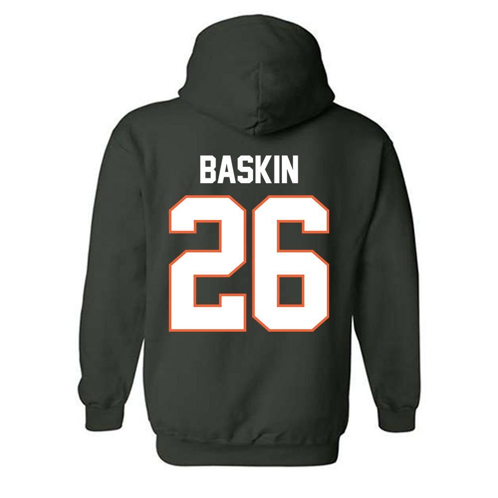 Miami - NCAA Women's Volleyball : Simone Baskin - Classic Shersey Hooded Sweatshirt-1