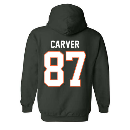 Miami - NCAA Football : Hunter Carver - Classic Shersey Hooded Sweatshirt-1