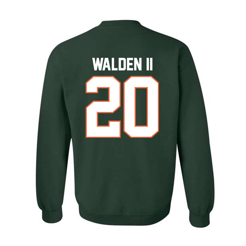 Miami - NCAA Football : Terrell Walden II - Classic Shersey Crewneck Sweatshirt-1