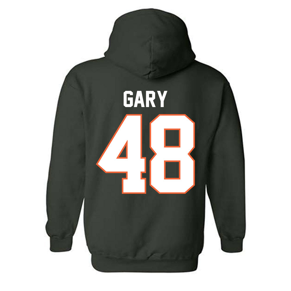 Miami - NCAA Baseball : Bennett Gary - Classic Shersey Hooded Sweatshirt-1
