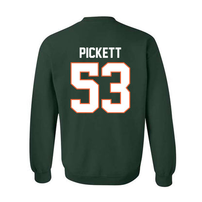 Miami - NCAA Football : Canon Pickett - Classic Shersey Crewneck Sweatshirt-1