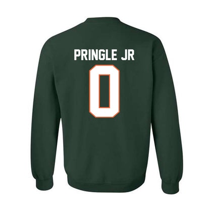 Miami - NCAA Football : Girard Pringle Jr - Classic Shersey Crewneck Sweatshirt-1
