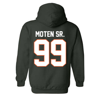 Miami - NCAA Football : Ahmad Moten Sr. - Classic Shersey Hooded Sweatshirt-1