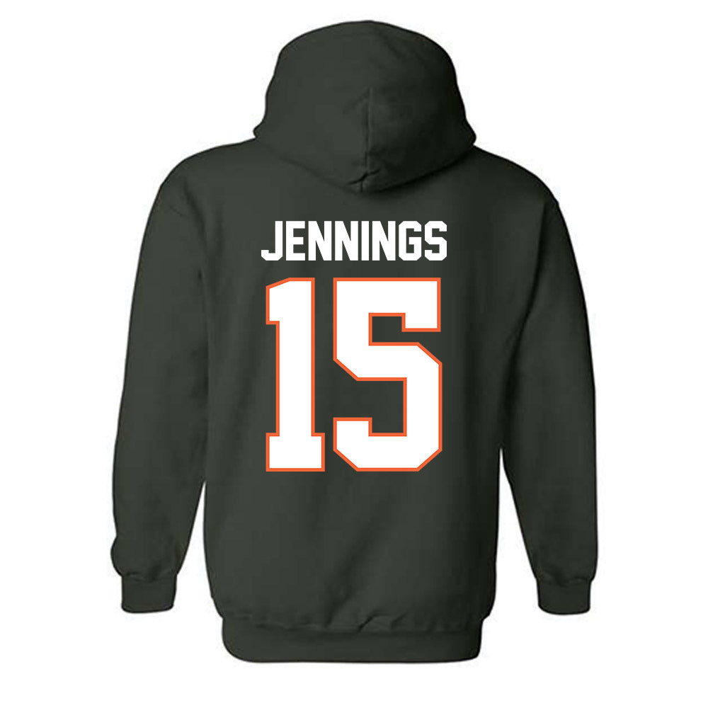 Miami - NCAA Football : Brody Jennings - Classic Shersey Hooded Sweatshirt-1