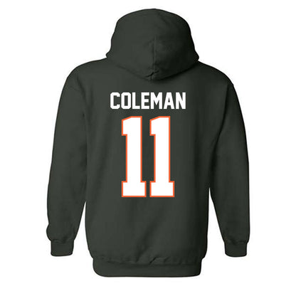 Miami - NCAA Football : Dereon Coleman - Classic Shersey Hooded Sweatshirt-1